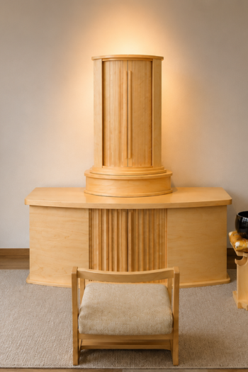 Alternative view of TDB-100LX Maple Lacquered Butsudan